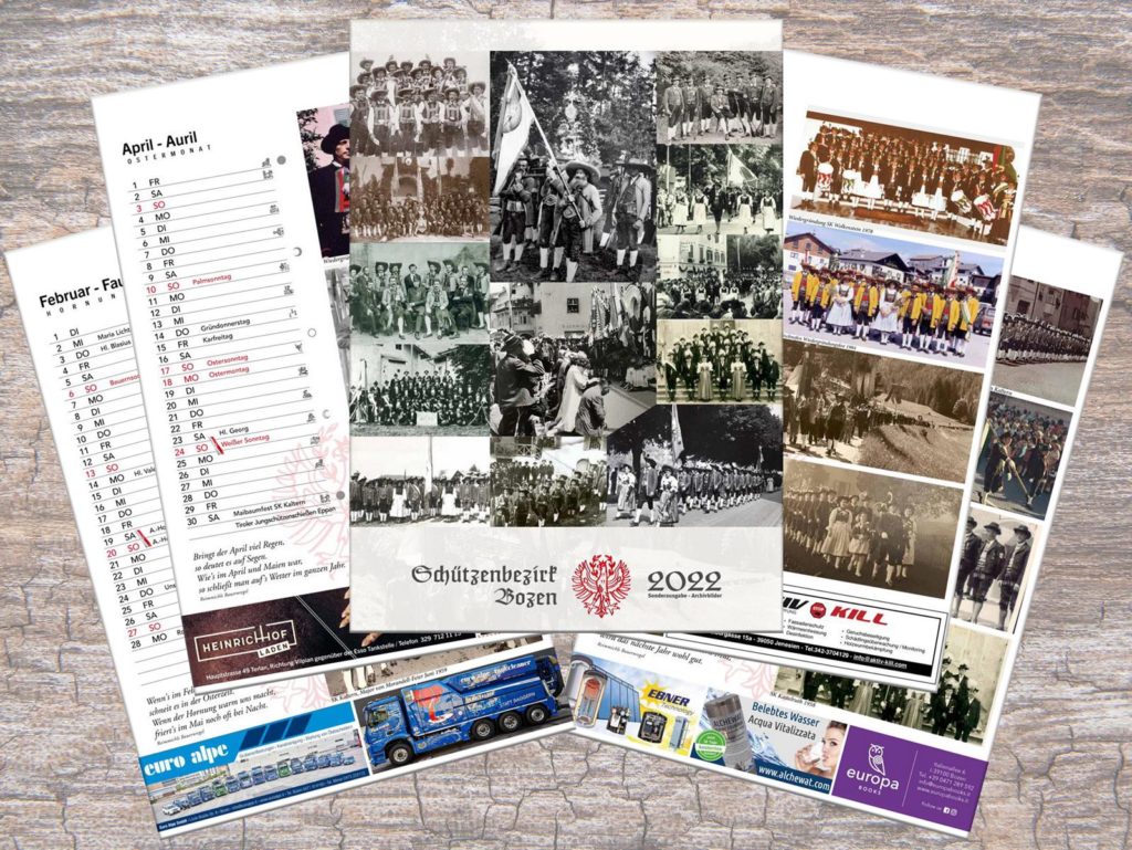 Schützenbezirk Bozen - Kalender 2022